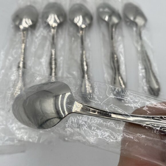 Oneida Stainless Steel Flatware Bourbon 6 Spoons 6"  New SIlverware SSS - Picture 7 of 7
